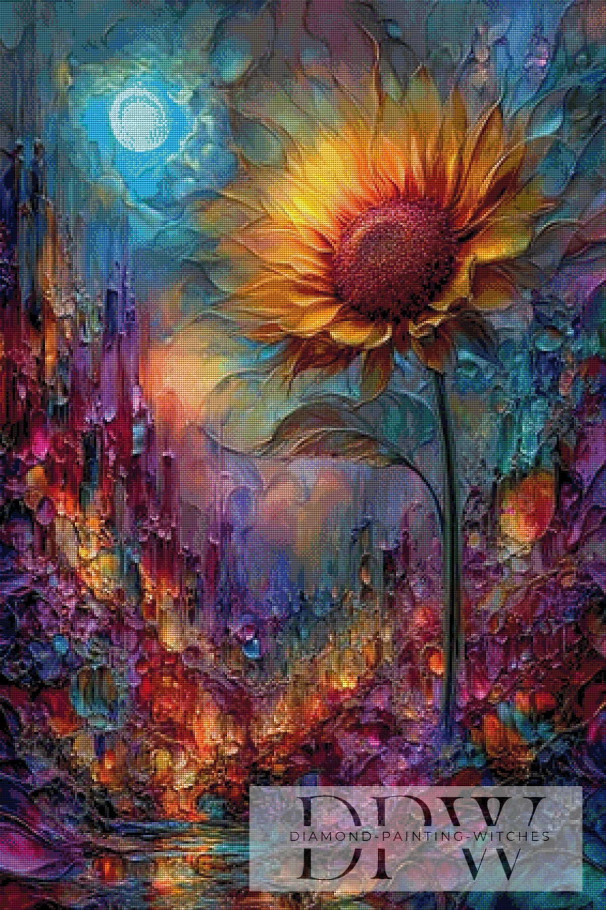 Sunflower by Catill with 300 colors