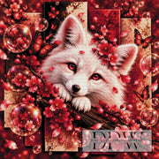 Panel Dreams - Weißer Fuchs by theA.art mit 180 Farben