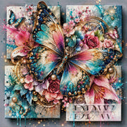 Panel Dreams - Schmetterling by theA.art mit 370 Farben