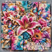 Panel Dreams - Blütenpower by theA.art mit 380 Farben