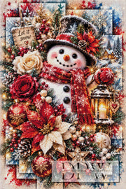 Panel Dreams - Schneemann by theA.art mit 315 Farben