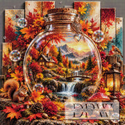 Panel Dreams - Herbstglas by theA.art mit 340 Farben