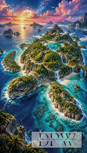 Insel der ewigen Schildkröte by Biggilee Art mit 320 Farben