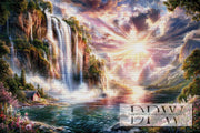 Wasserfall der Träume by ellufija mit 290 Farben