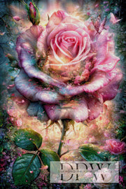 Magie der rosa Rose by ellufija mit 340 Farben