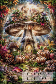 Herbstmagie im Pilzhaus by ellufija mit 320 Farben