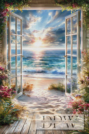 Fenster zum Meer der Träume by ellufija mit 320 Farben