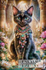 Königliche Tempelkatze by ellufija mit 340 Farben