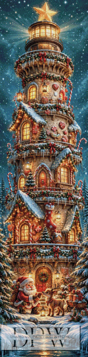 Weihnachtszauber im Lichterturm  by Elly_A.I. mit 270 Farben