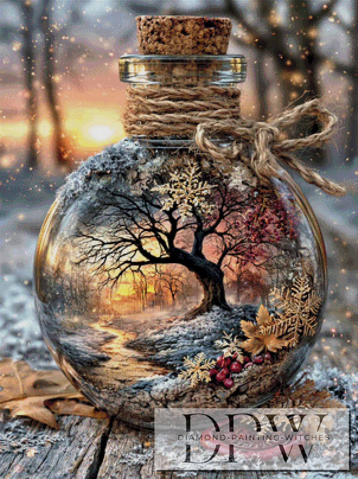Wintertraum im Fläschchen by CleoDora mit 210 Farben