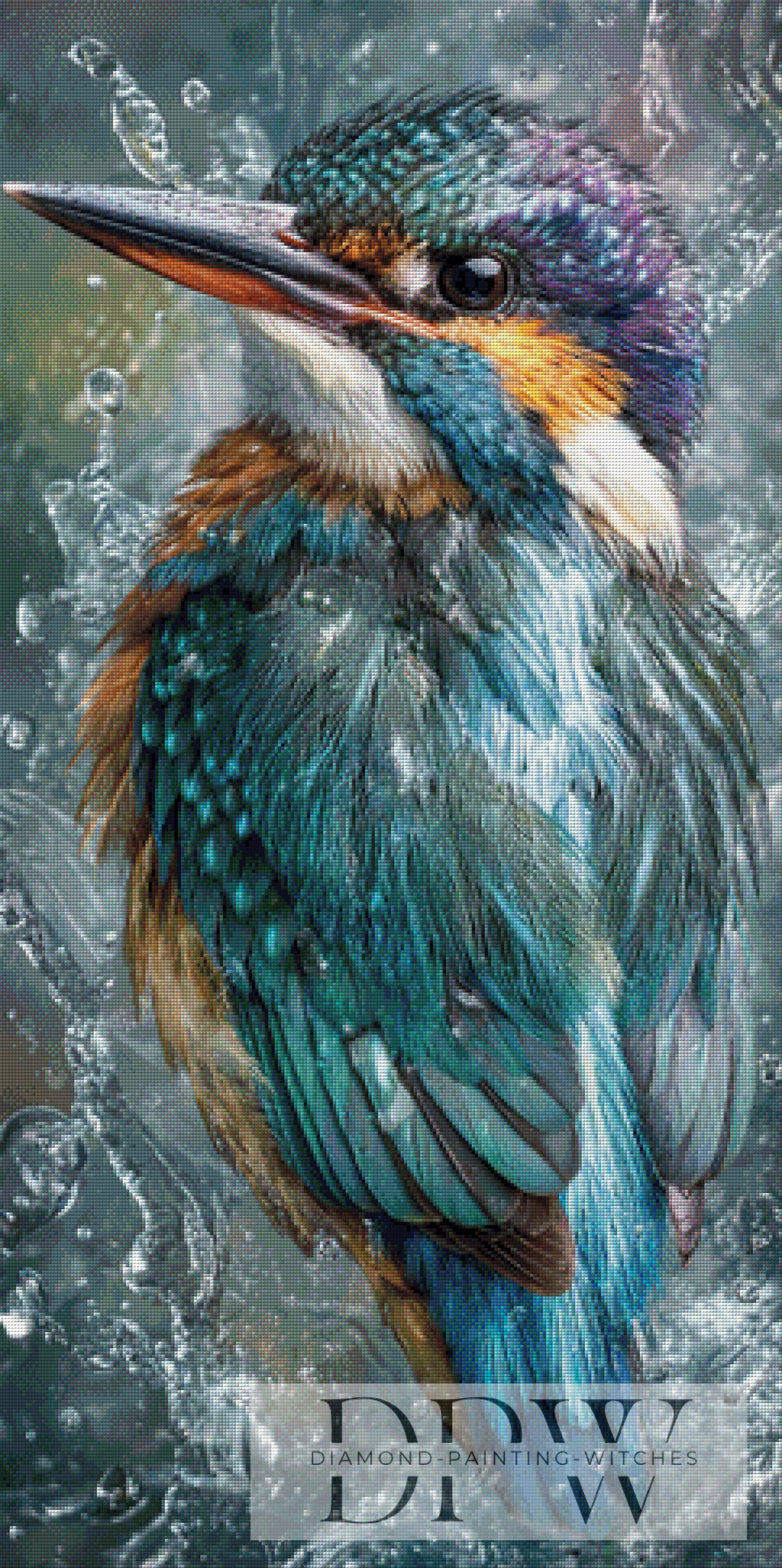 Splash Kingfisher by Pixxel Pics mit 230 Farben