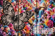 Mehrteiler - Schmetterling Wasserfall by theA.art 3 Teile