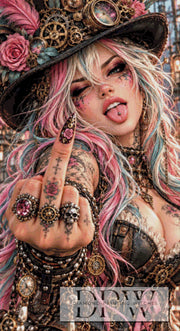 GFY Steampunk Girl by Elly_A.I. mit 200 Farben