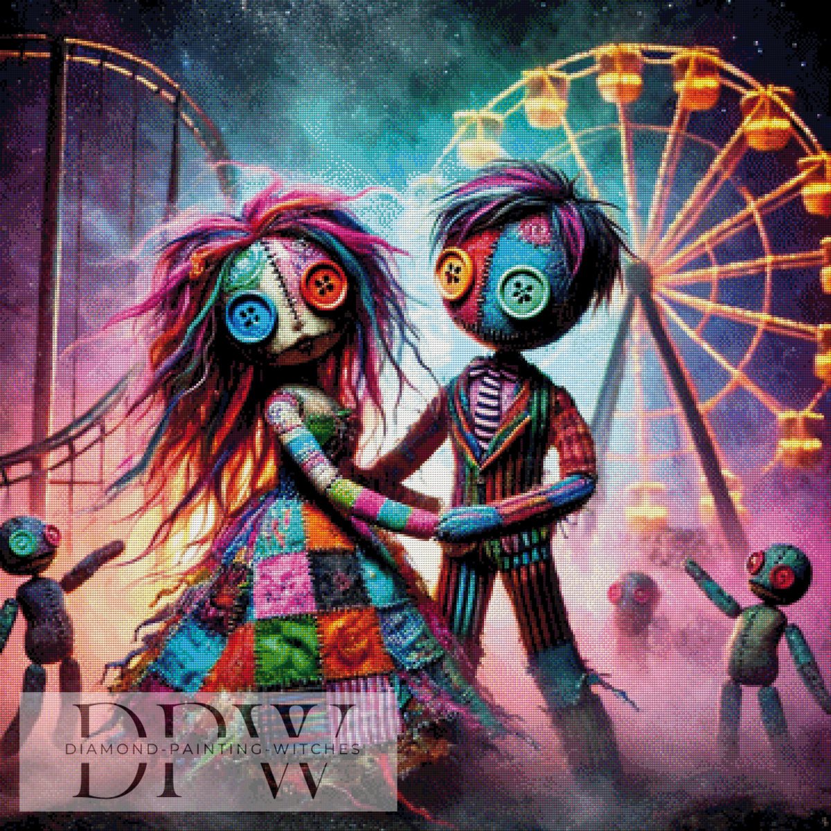 Elly_A.Iによる「Patchwork Dance」、360色仕様