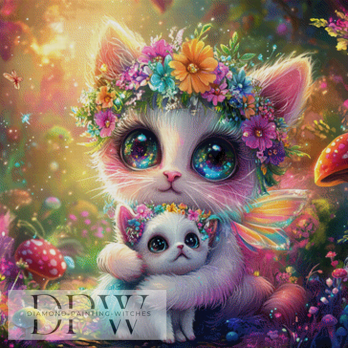 Elly_A.Iによる「猫の妖精」、400色使用