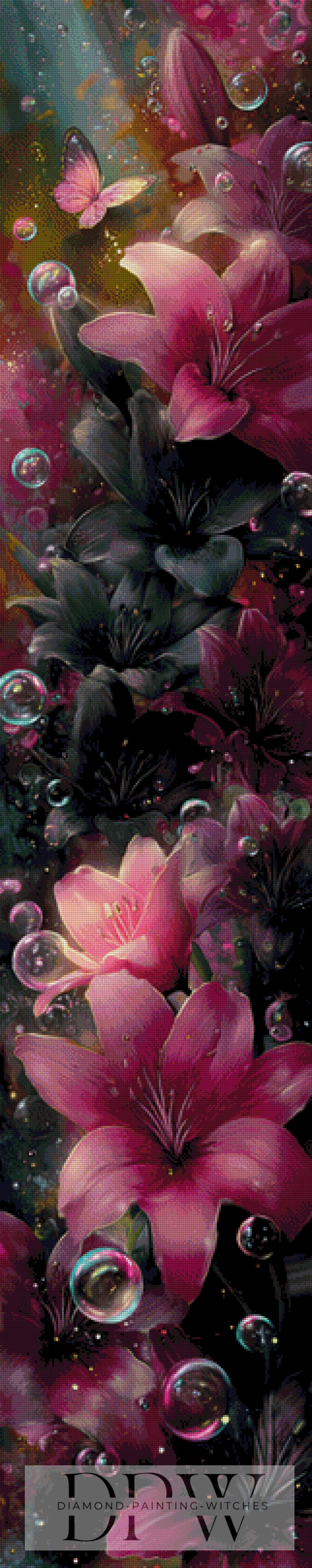 Pink & Black Lilies by Casalla Vendetta mit 270 Farben