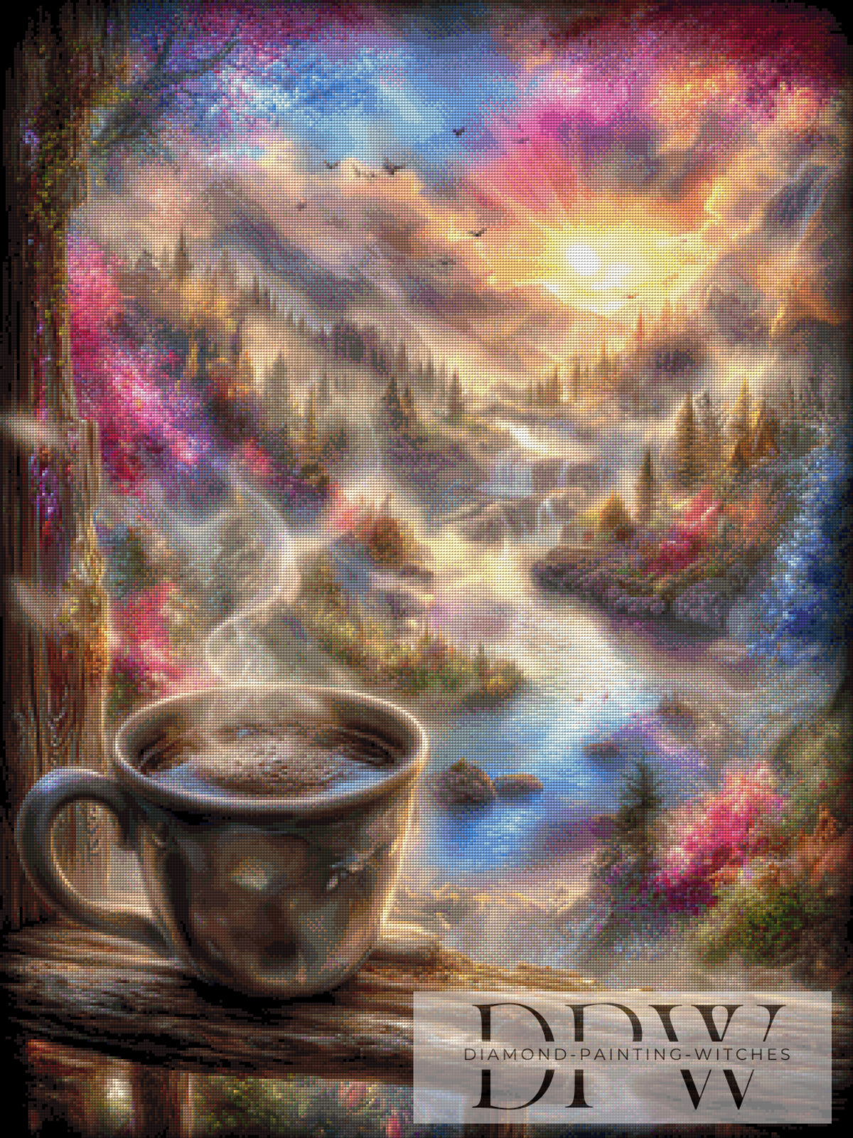 Mornings with coffee by CreatiVart with 270 colors