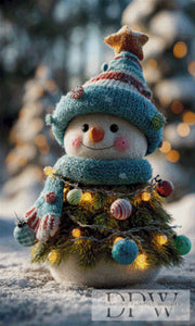 Lichterketten Schneemann by QN, mit 260 Farben