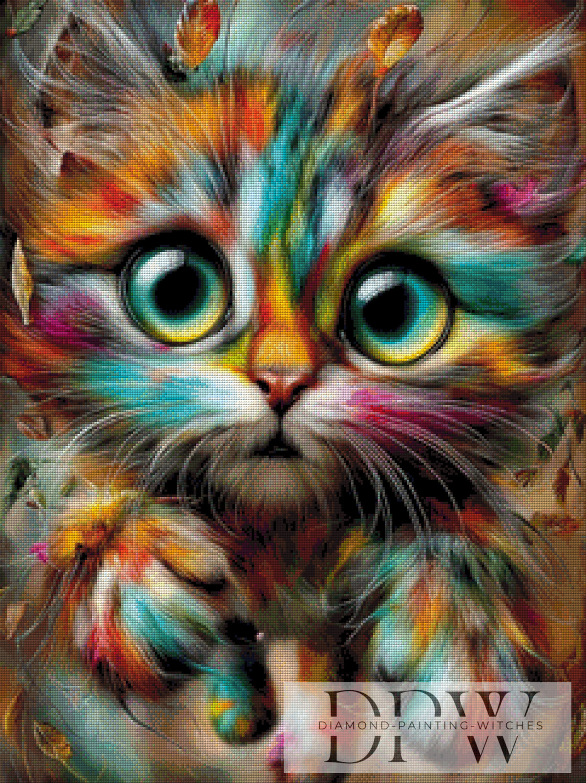 Rainbow Cat by CleoDora with 250 colors