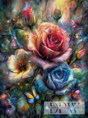 Ein bunter Blumengruss by CreatiVart mit 400 Farben