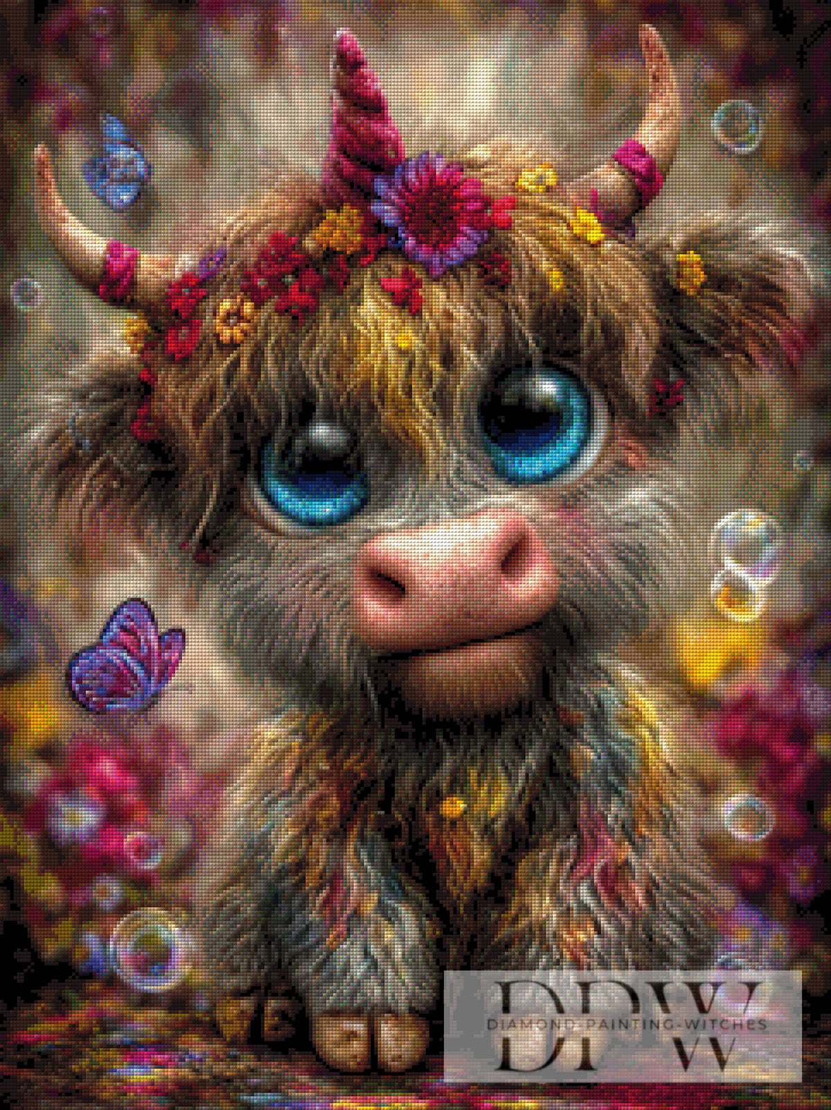 Unicorn Cow by CreatiVart with 260 colors