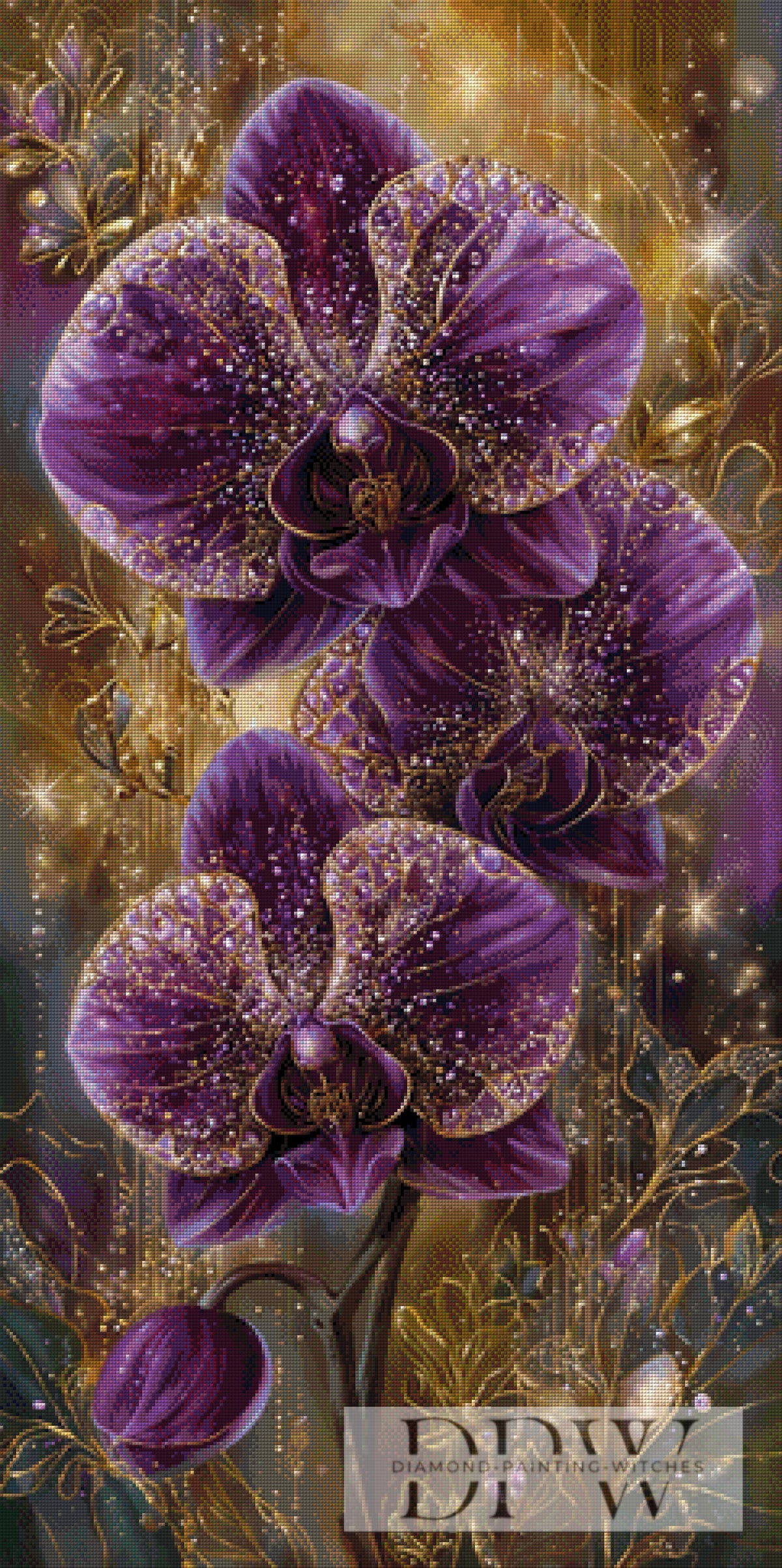 Orchids meets Gold by Pixxel Pics mit 165 Farben