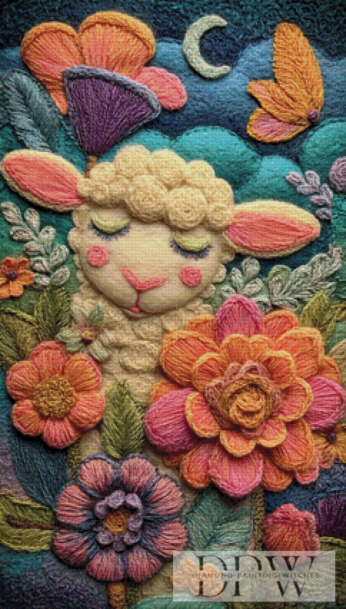 Wollschafi by Elly_A.I. with 300 colors