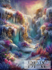 Where winter becomes wonder by Maggie with 300 colors