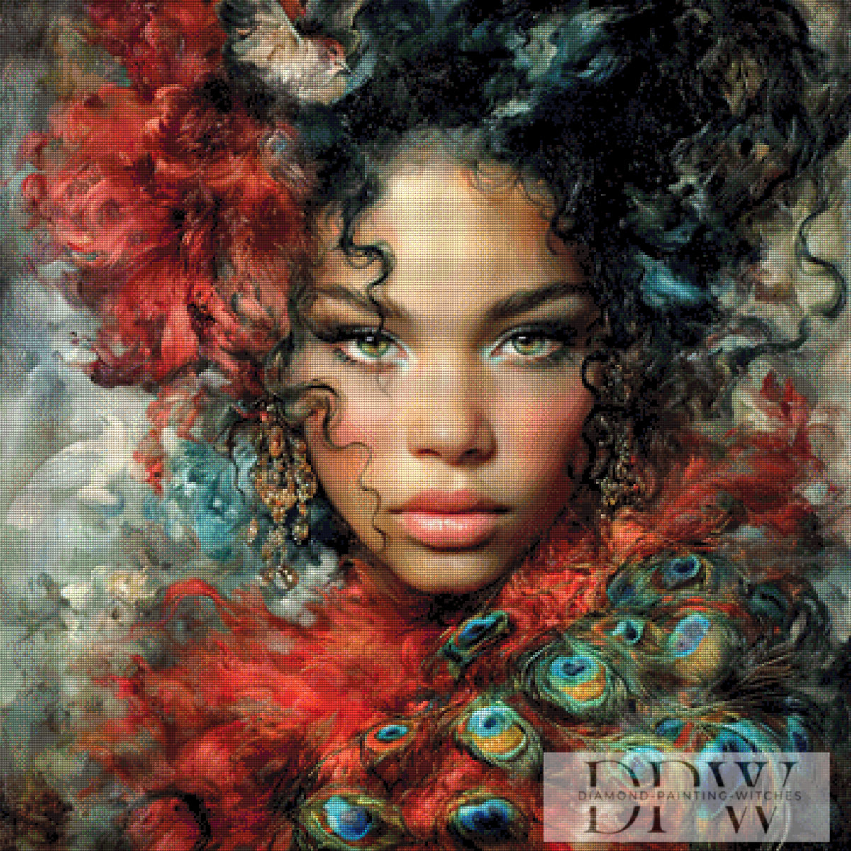 Bird Woman by Catill with 270 colors