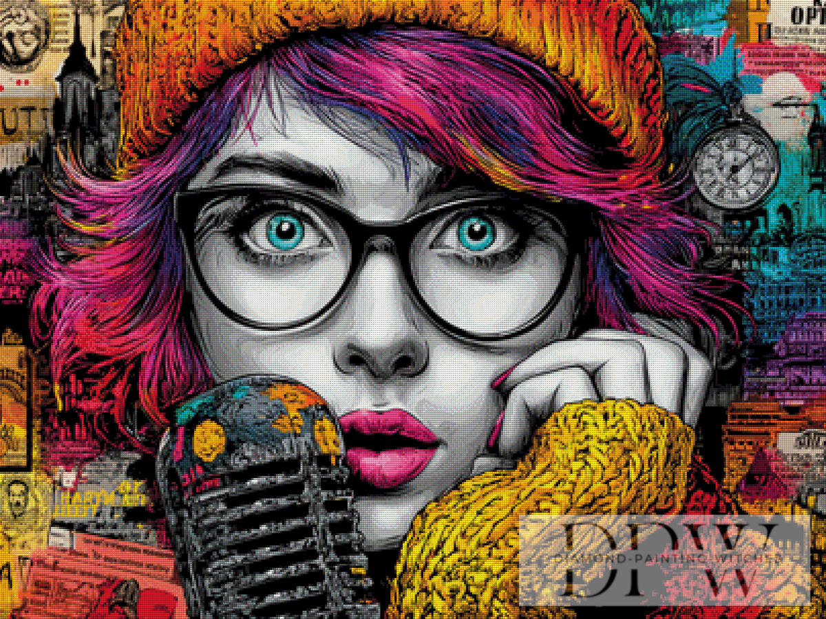 Street Radio by Moonlight with 325 colors