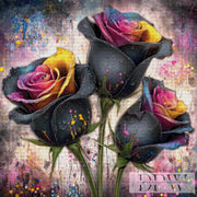 Colorful Roses by Casalla Vendetta with 330 colors
