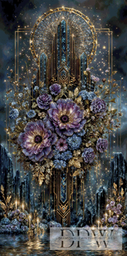 Abstract Flower Portal by Pixxel Pics mit 180 Farben