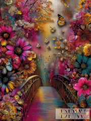 Butterfly Bridge by CleoDora with 270 colors