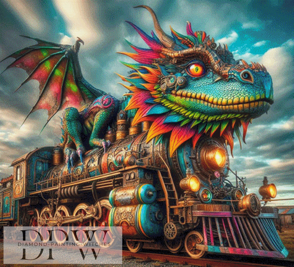 Dragon Train by Morrigan, mit 340 Farben