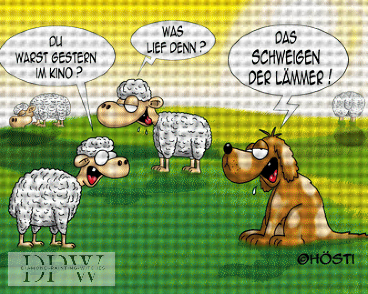 Schweigen der Lämmer, mit 170 Farben - Hösti 1