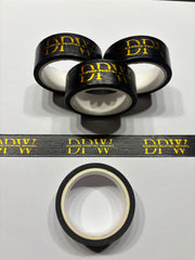 DPW 和紙テープ 5m×15mm 金地に黒