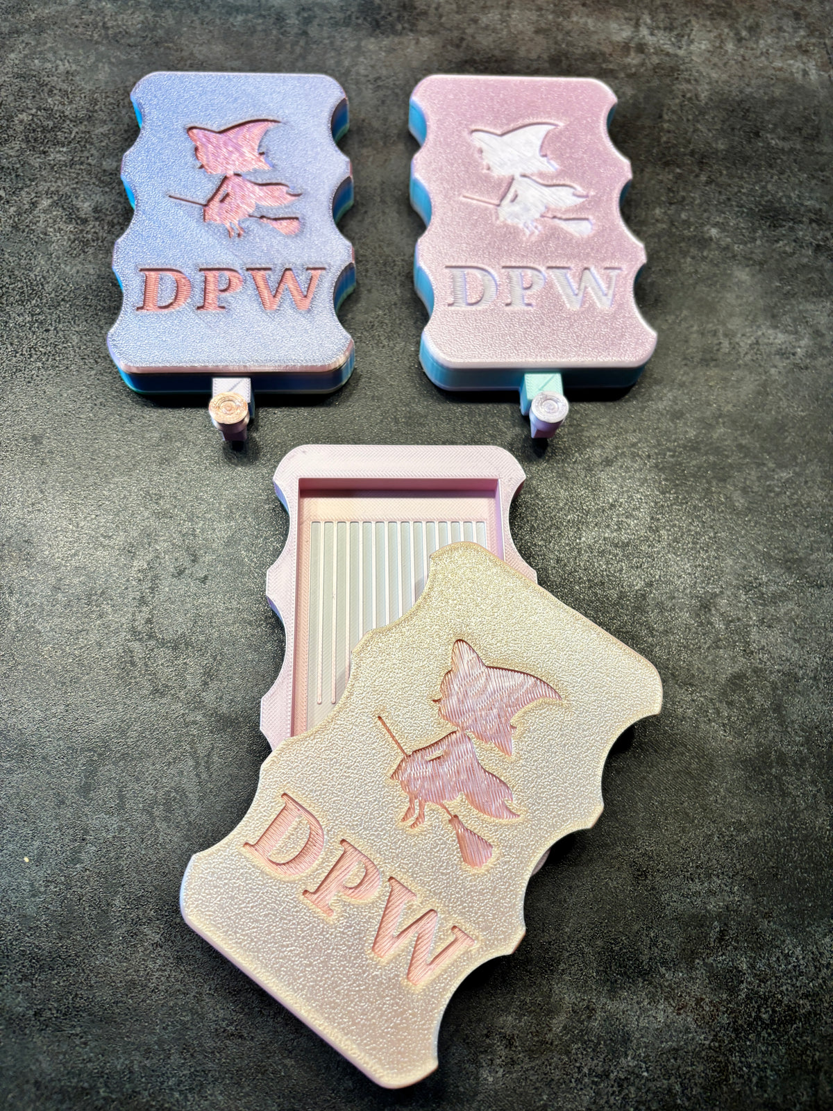 DPW Schiffchen "Schüttelwunder" by ellufija - 2色（四角ビーズ用）