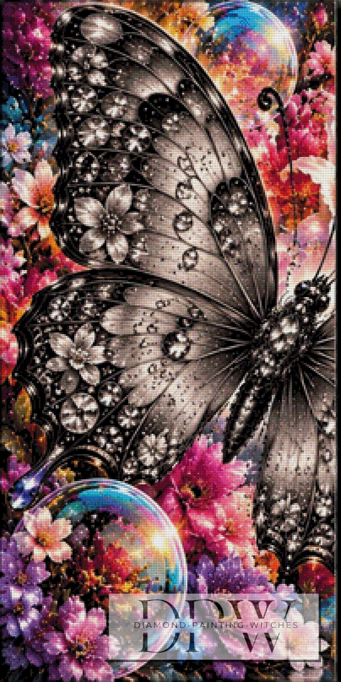 Mehrteiler - Schmetterling Wasserfall by theA.art 3 Teile