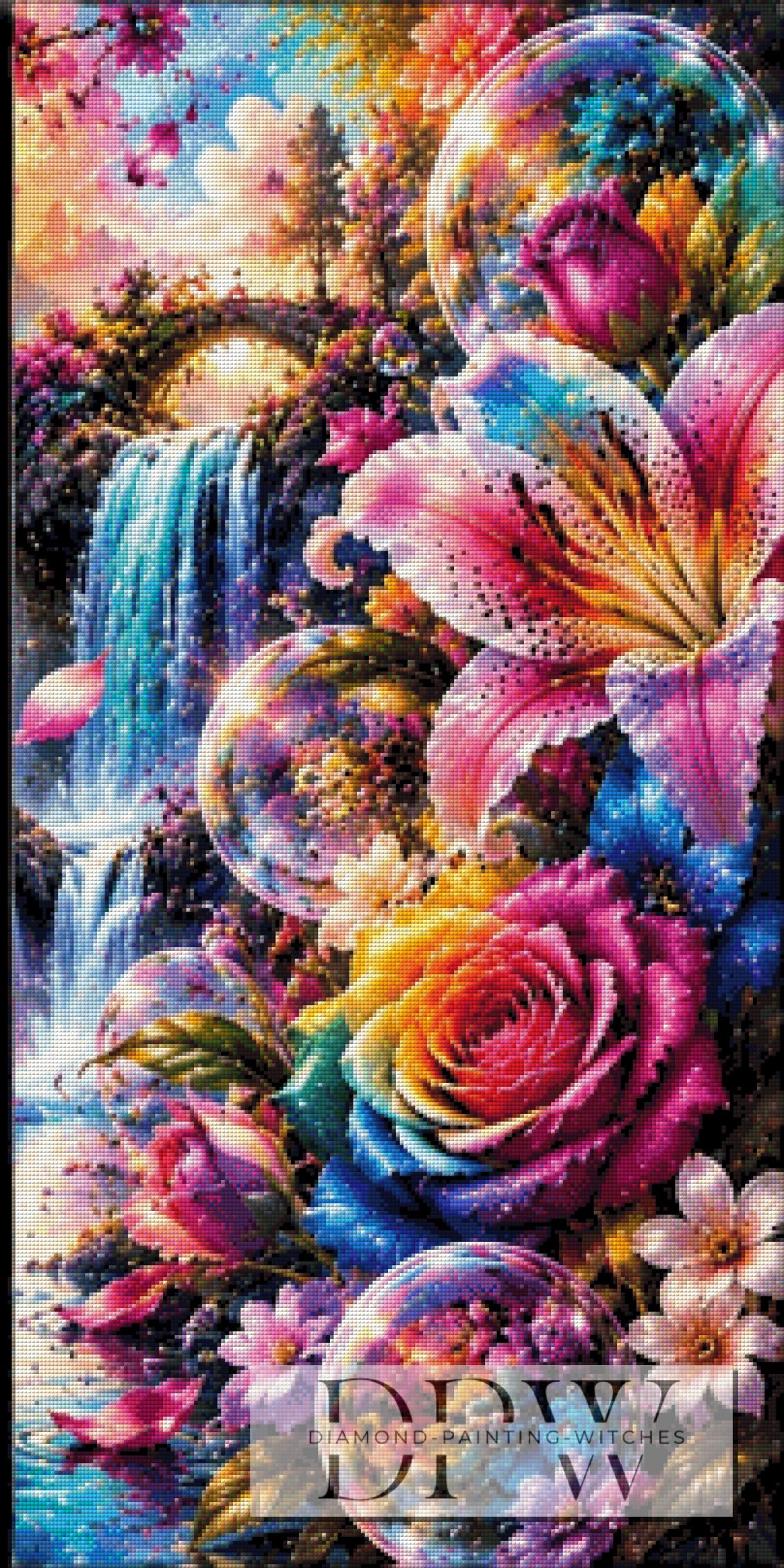 Mehrteiler - Schmetterling Wasserfall by theA.art 3 Teile