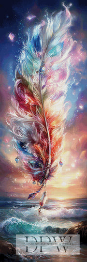 Feather on the Beach by ellufija with 310 colors