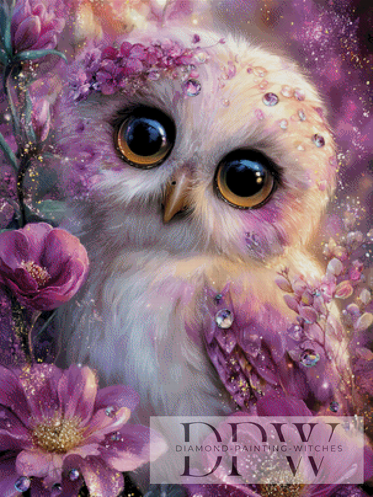 Flower Owl by Elly_A.I mit 230 Farben