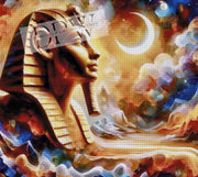 Sphinx Night by Moonlight with 280 colors