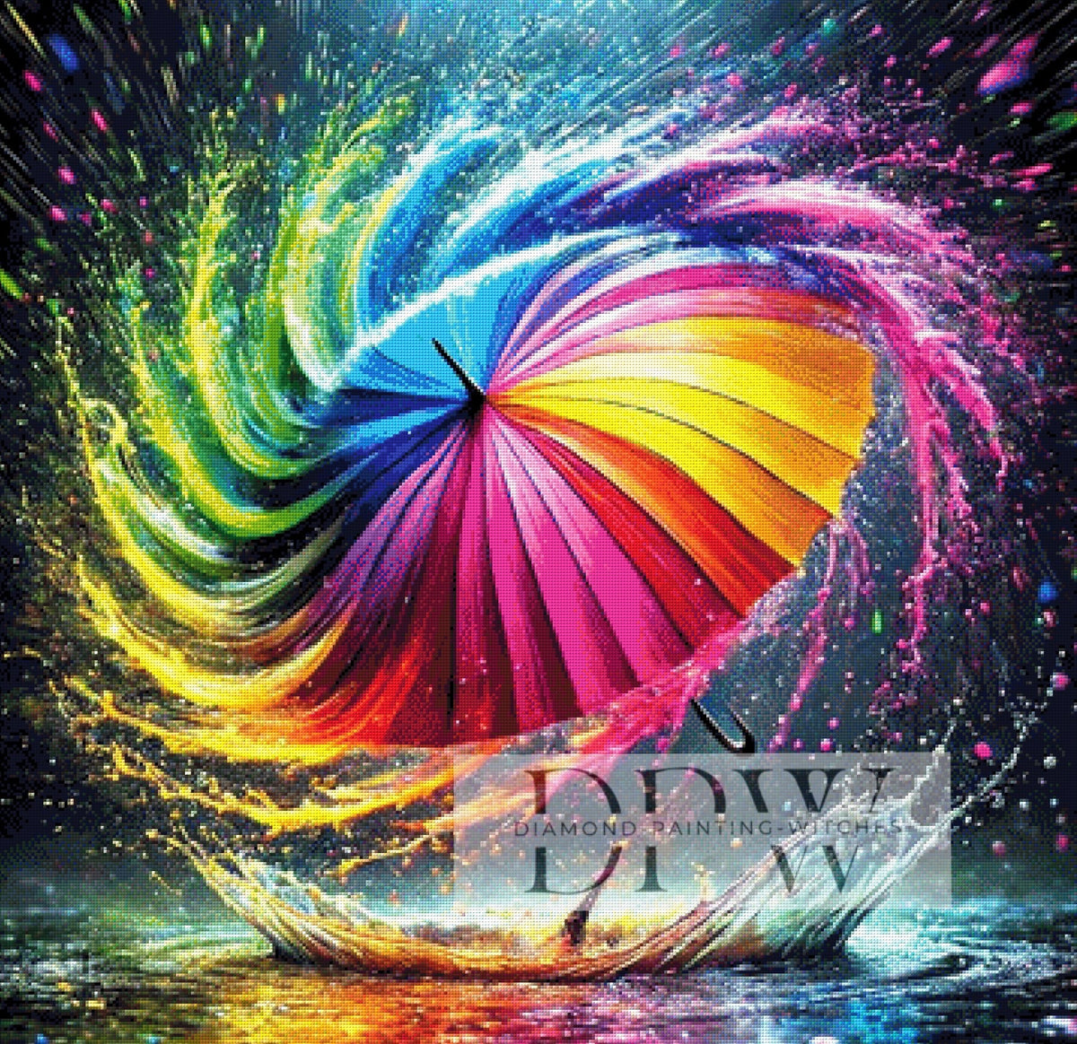 QNによるUmbrella Rotation、430色展開