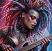 Rasta Punk Girl by CreatiVart, with 300 colors
