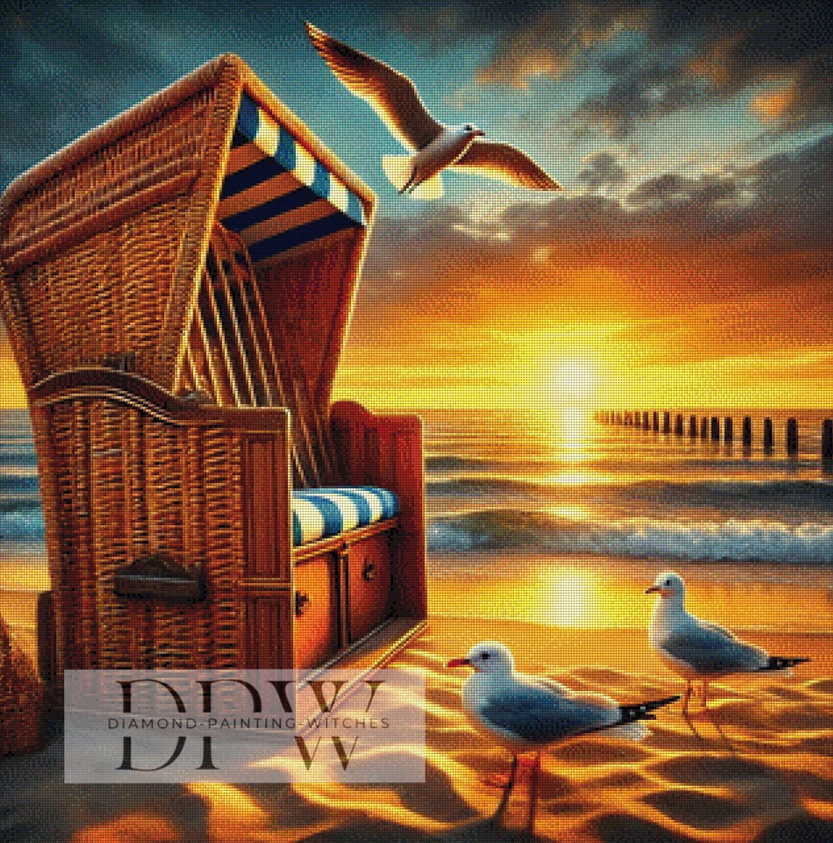 Nordsee Blick by CreatiVart、200色付き