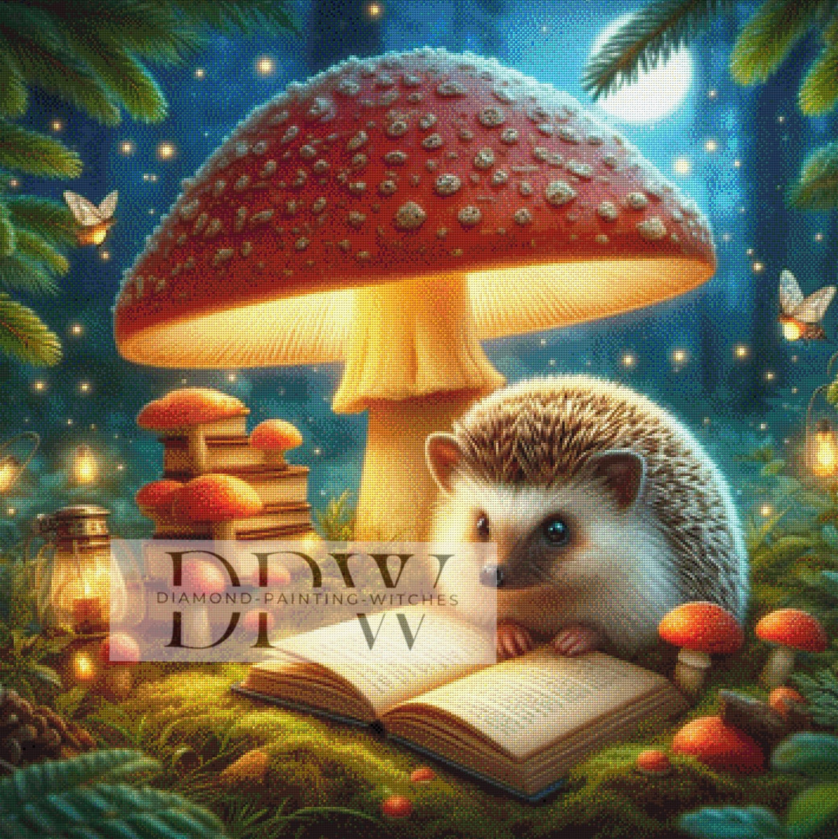 Magical Times by QN, 100x100cm with 350 colors DPW-457