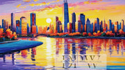 Magical Times by QN, 100x100cm with 350 colors DPW-457