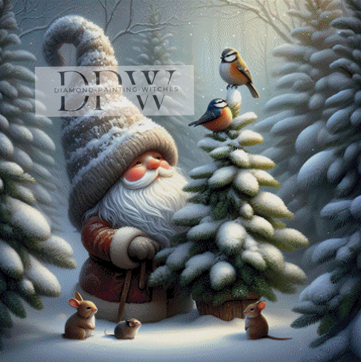 Winter Gnome by CreatiVart, with 190 colors