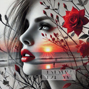 Beach Rose by CreatiVart with 190/180 colors