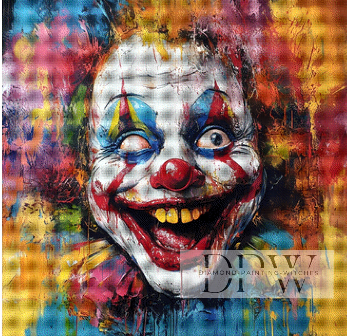 Guardian Angel作「Clowni」、90x90、320色